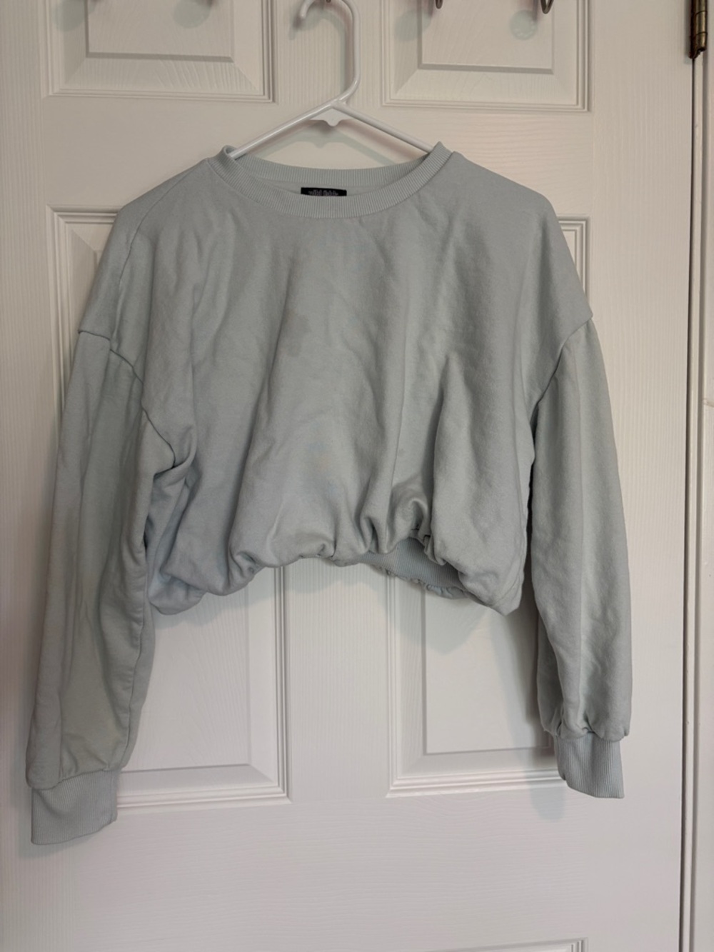 wild fable Cropped Sweatshirt in Sage Green